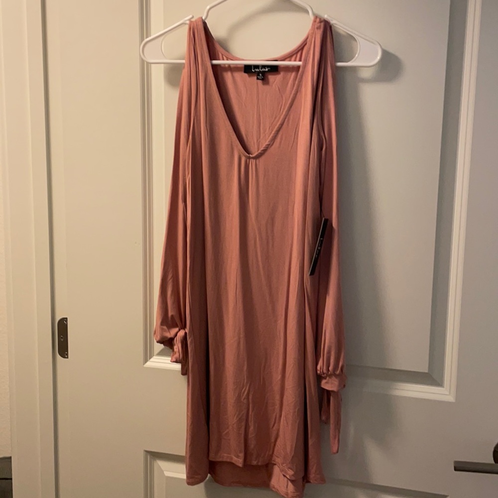 Lulus Mauve/Pink Shift Dress